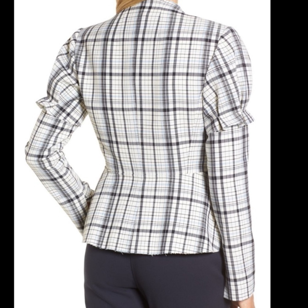 Lewis Plaid wool blazer View 2